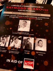 A Michelin evening with Raymond Blanc - The Programme