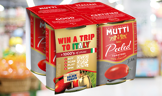 Mutti’s Global First On-Pack Promo