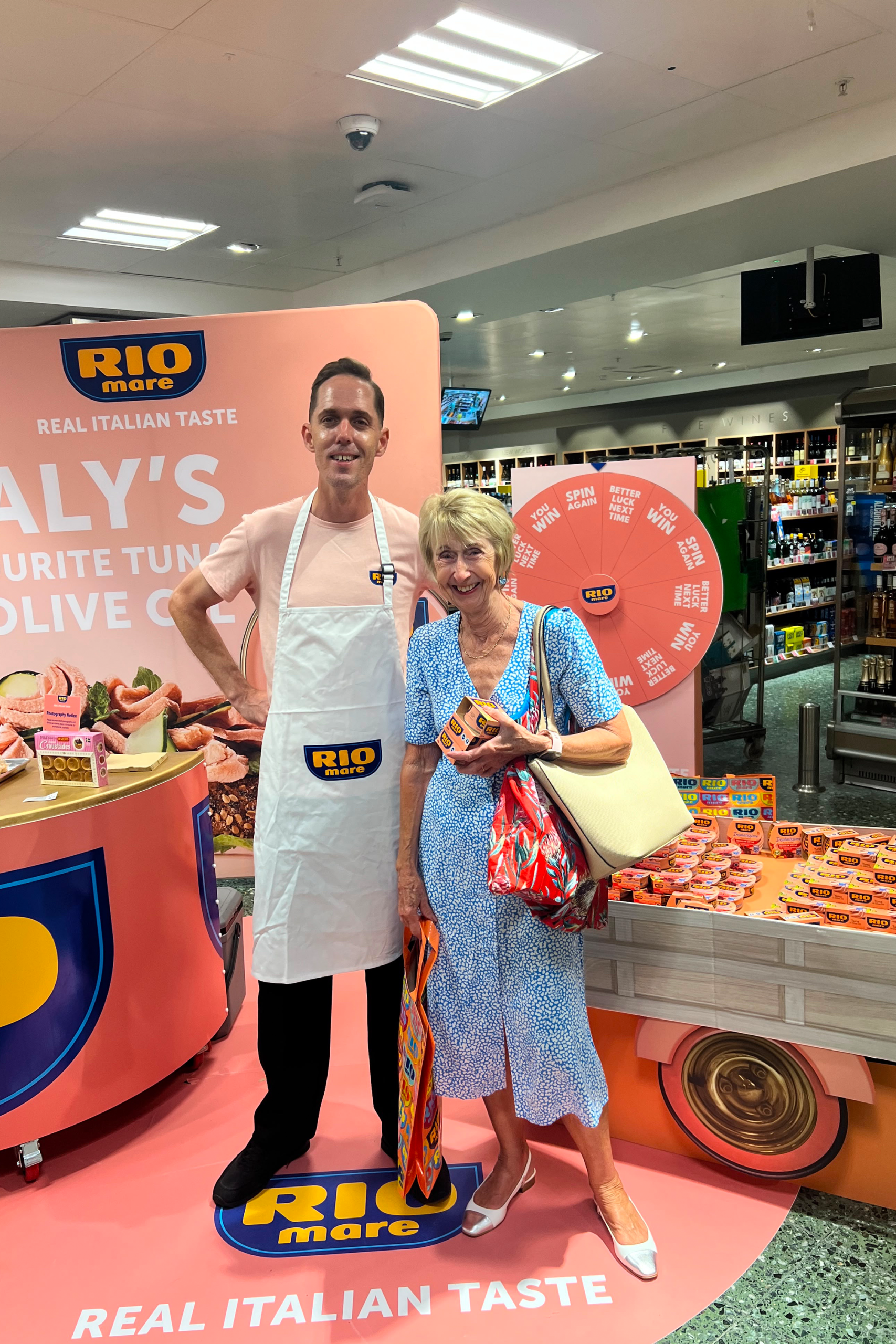 Rio Mare X Waitrose Bluewater: Front of store sampling activation